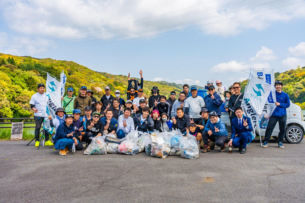 釣り人による清掃活動に参加！